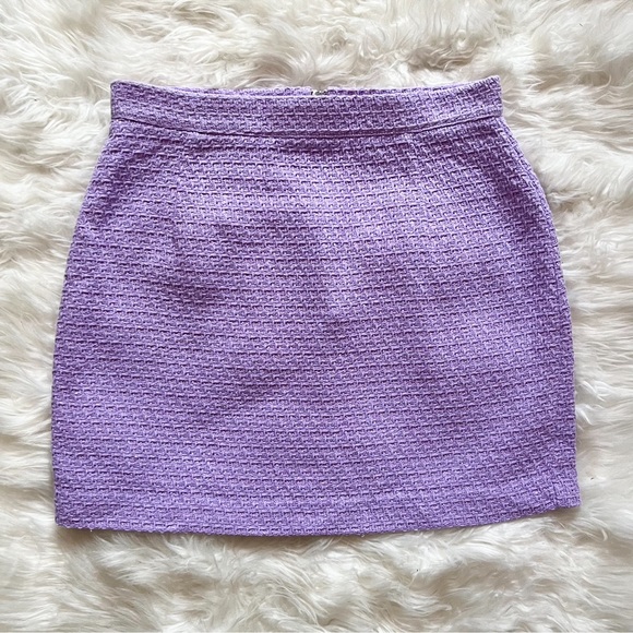 New! VICOLO Italy Waffle Mini Skirt - Picture 3 of 8